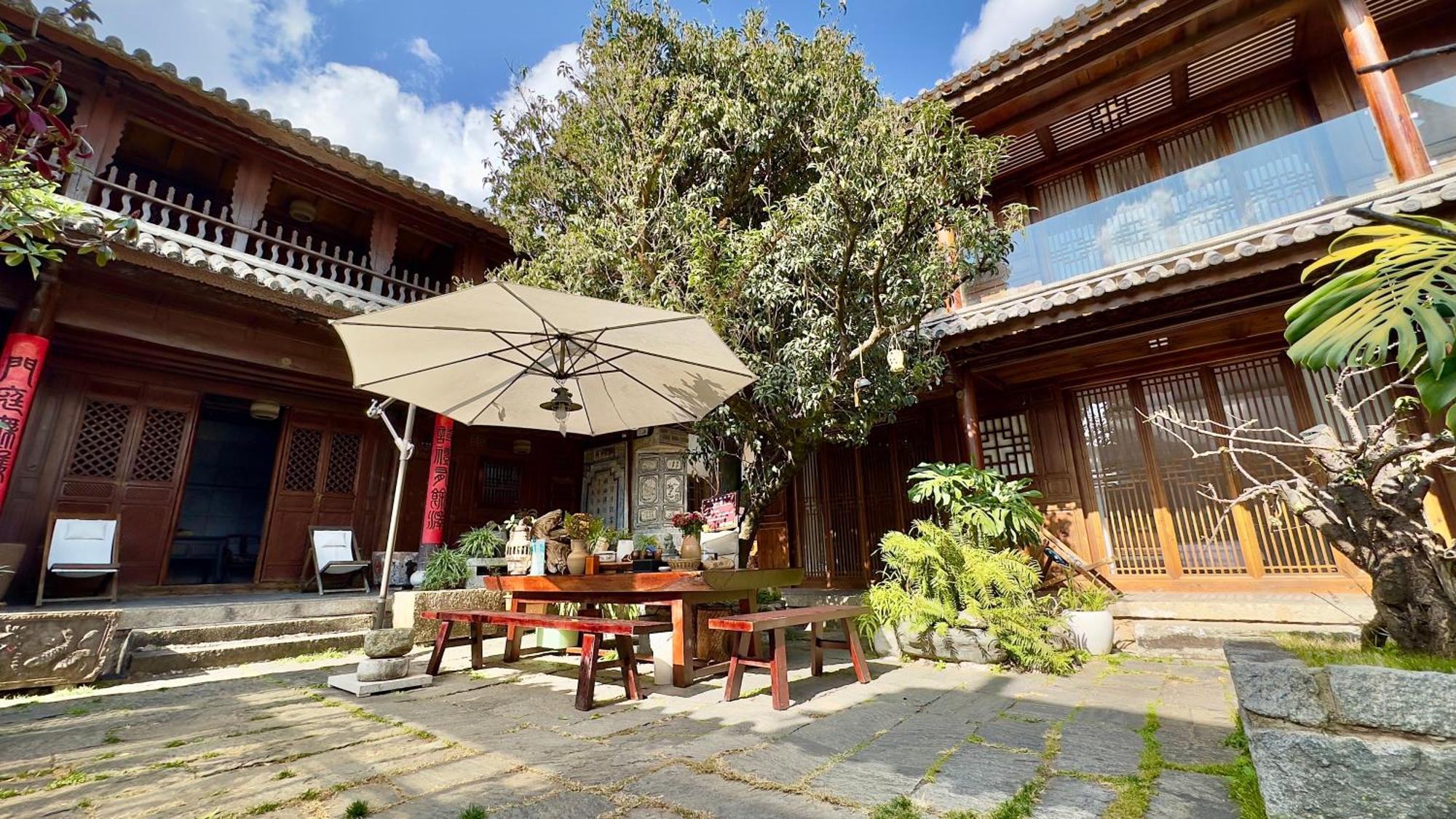 清心庭院百年民宿艺术客栈 大荔 外观 照片